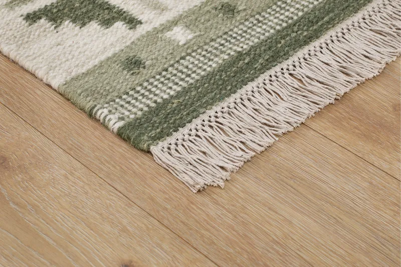 Avesta Ullmatta 200x300 cm Rektangulär - Grön - Products - Textil & mattor - Matta - Modern matta - Ullmatta