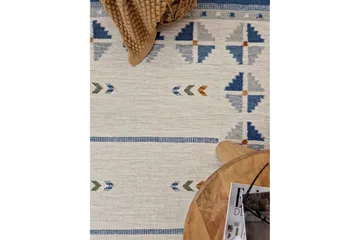 Avesta Ullmatta 80x200 cm Oval - Blå - Products - Textil & mattor - Matta - Modern matta - Ullmatta