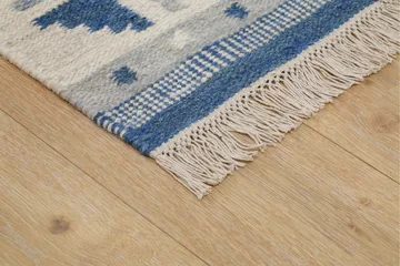 Avesta Ullmatta 80x200 cm Oval - Blå - Products - Textil & mattor - Matta - Modern matta - Ullmatta