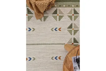 Avesta Ullmatta 80x200 cm Oval - Grön - Products - Textil & mattor - Matta - Modern matta - Ullmatta