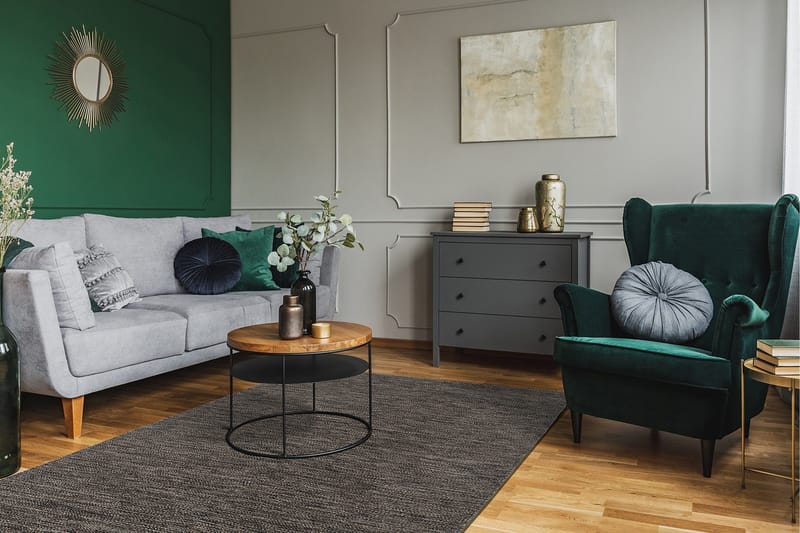 Birka Ullmatta Rektangulär 300x400 cm - Antracit - Products - Textil & mattor - Matta - Modern matta - Ullmatta