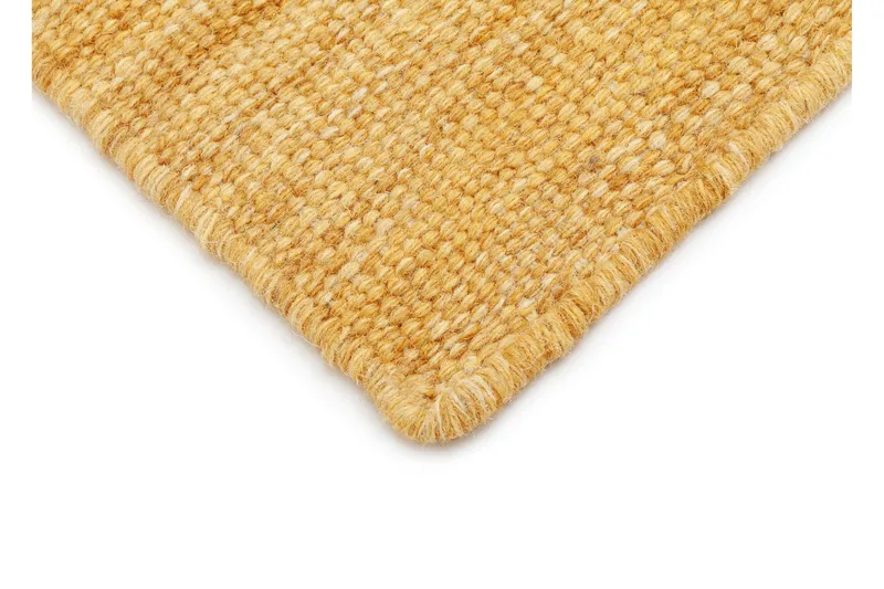 Birka Ullmatta Rektangulär 75x230 cm - Ockragul - Products - Textil & mattor - Matta - Modern matta - Ullmatta