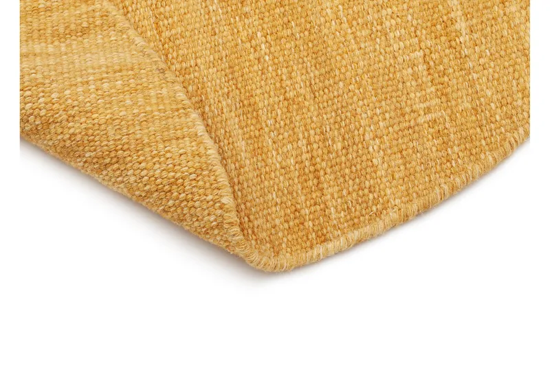 Birka Ullmatta Rund 160 - Ockragul - Products - Textil & mattor - Matta - Modern matta - Ullmatta