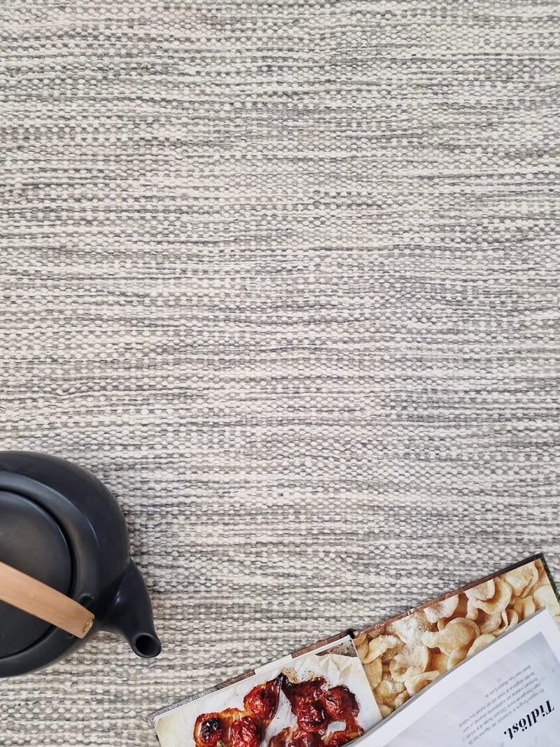 Birka Ullmatta Rund 160 - Silver - Products - Textil & mattor - Matta - Modern matta - Ullmatta