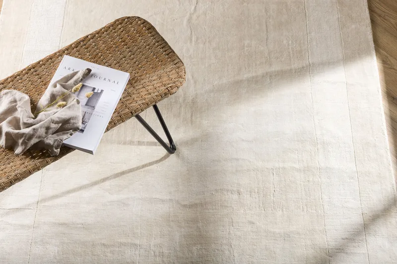 Boston Viskosmatta 160x230 cm - Vit - Products - Textil & mattor - Matta - Modern matta - Viskosmatta & konstsilkesmatta