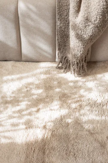 Cozy Ryamatta 110x160 cm Rektangulär - Linne - Products - Textil & mattor - Matta - Modern matta - Ryamatta