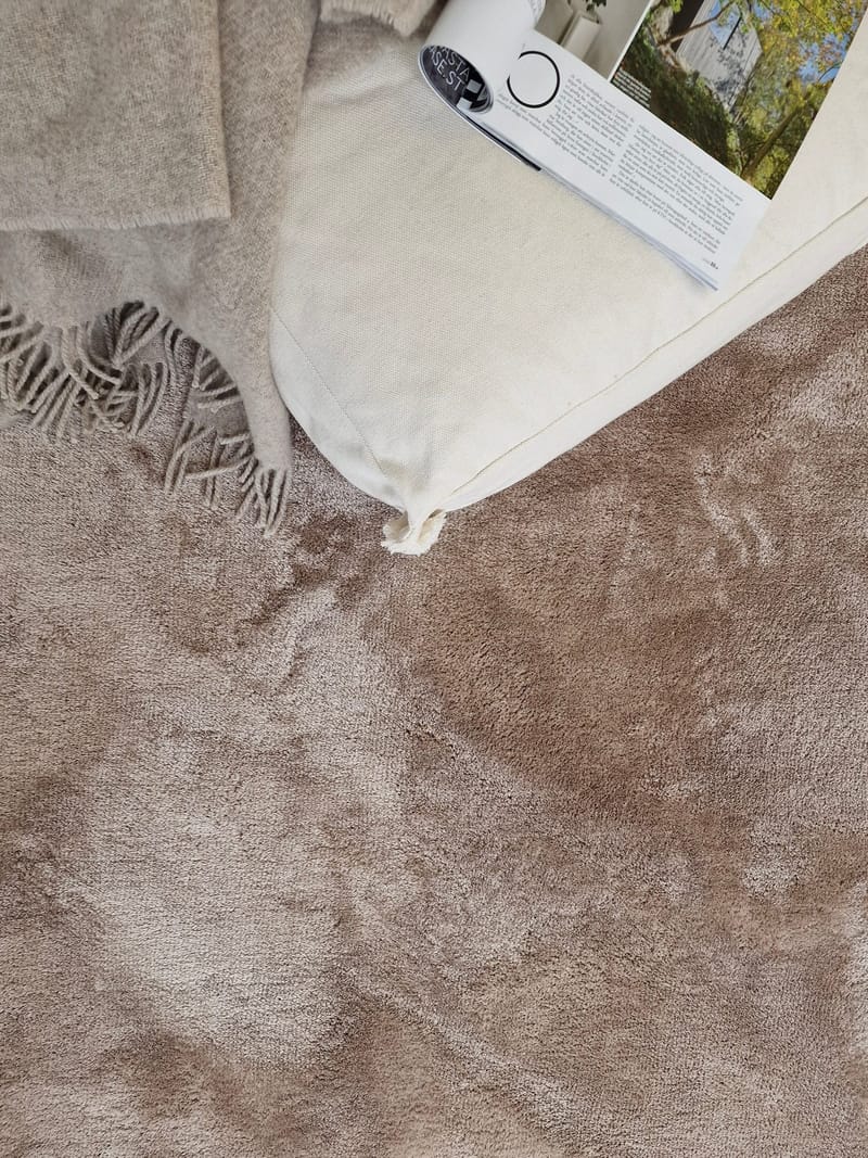 Cozy Ryamatta 110x160 cm Rektangulär - Linne - Products - Textil & mattor - Matta - Modern matta - Ryamatta