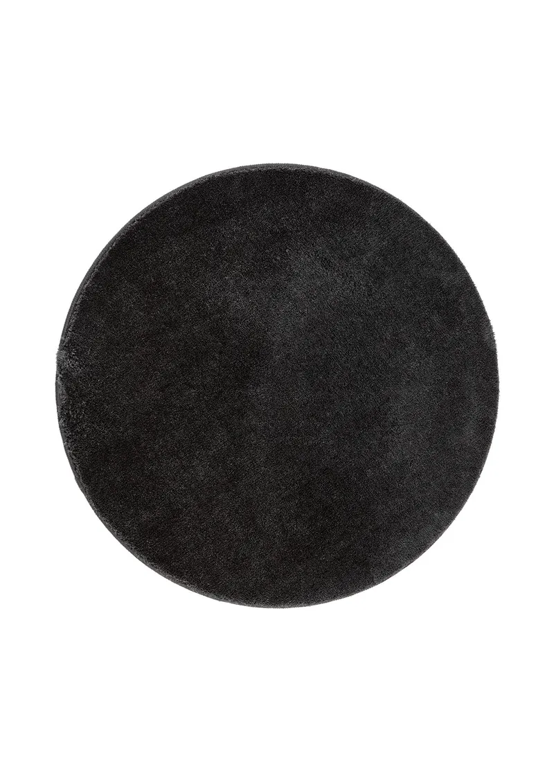 Cozy Ryamatta 160 cm Rund, Svart