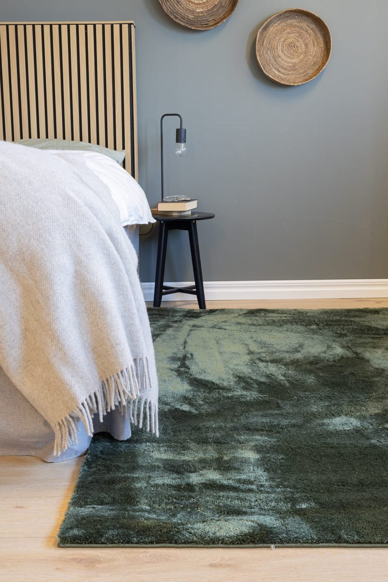 Cozy Ryamatta 160x230 cm Rektangulär - Grön - Products - Textil & mattor - Matta - Modern matta - Ryamatta