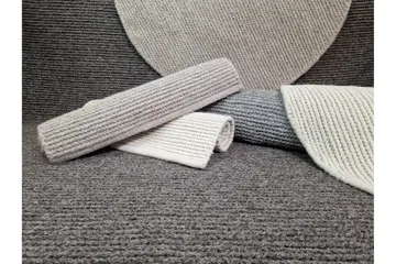 Dalarö Ullmatta Ø160 cm Rund - Beige - Products - Textil & mattor - Matta - Modern matta - Ullmatta