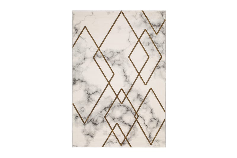 Diamond Romb Matta 200x290 cm, Guld