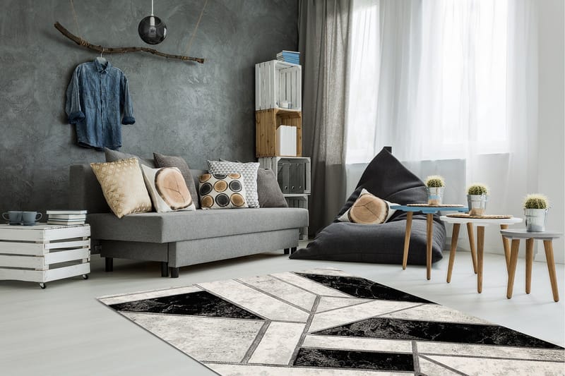 Diamond Spectra Matta 160x230 cm - Silver - Products - Textil & mattor - Matta - Modern matta - Wiltonmatta