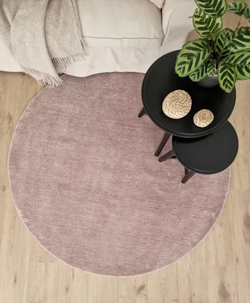 Feel Matta 200 Rund - Rosa - Products - Textil & mattor - Matta - Modern matta - Ryamatta