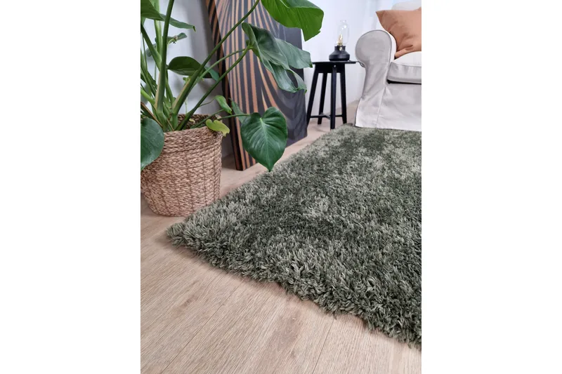 Floki Ryamatta 160x230 cm Rektangulär - Smaragdgrön - Products - Textil & mattor - Matta - Modern matta - Ryamatta