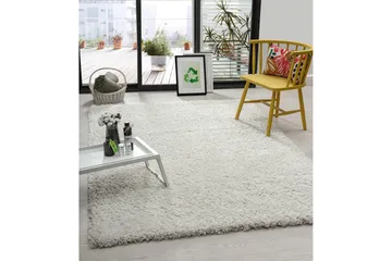 Floki Ryamatta 160x230 cm Rektangulär - Vit - Products - Textil & mattor - Matta - Modern matta - Ryamatta