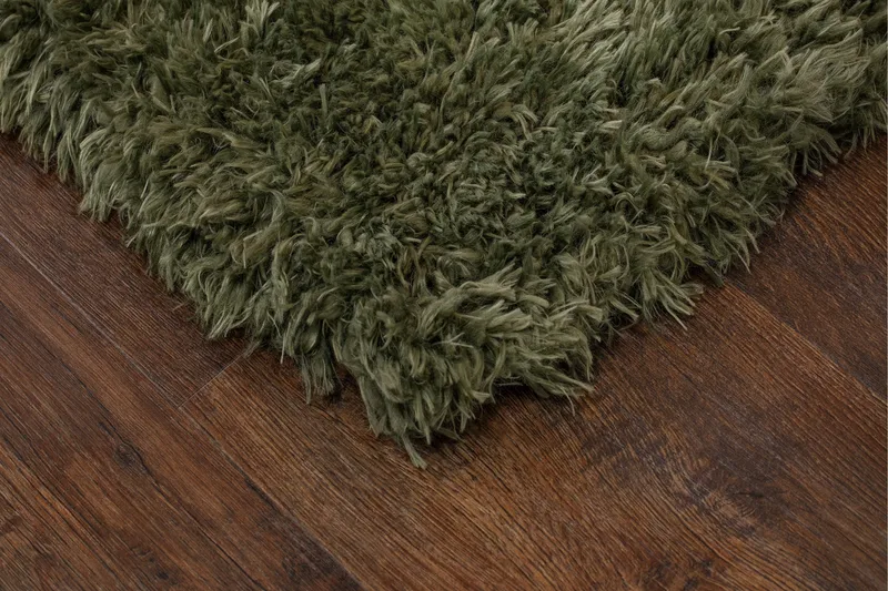 Floki Ryamatta 80x150 cm Rektangulär - Smaragdgrön - Products - Textil & mattor - Matta - Modern matta - Ryamatta