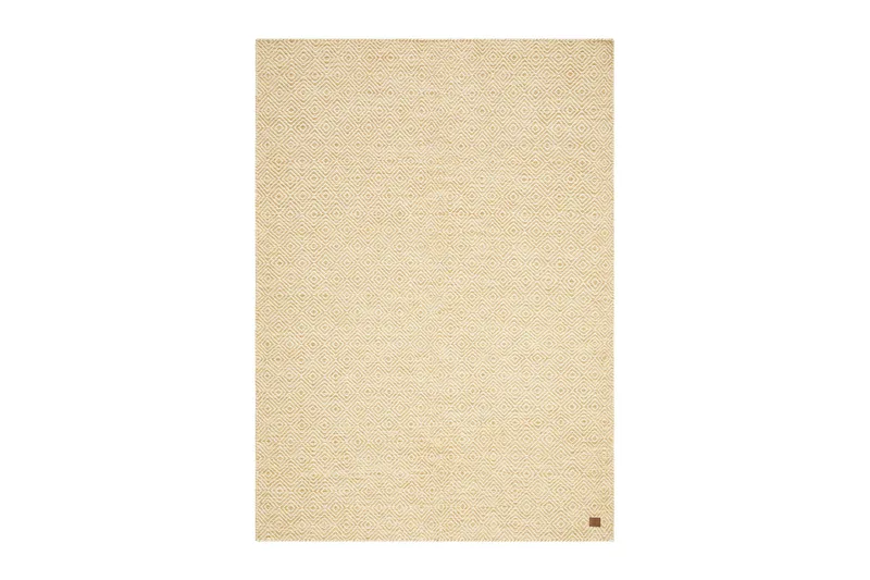 Gåsöga Ullmatta 140x200 cm Rektangulär - Gul - Products - Textil & mattor - Matta - Modern matta - Ullmatta