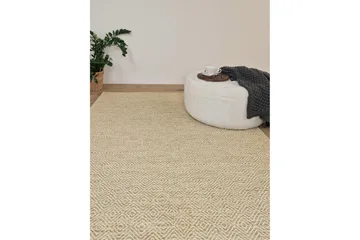 Gåsöga Ullmatta 140x200 cm Rektangulär - Gul - Products - Textil & mattor - Matta - Modern matta - Ullmatta