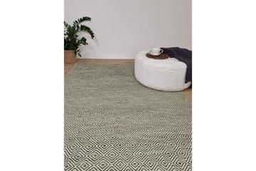 Gåsöga Ullmatta 160x230 cm Rektangulär - Grön - Products - Textil & mattor - Matta - Modern matta - Ullmatta