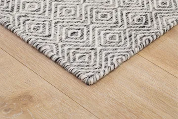 Gåsöga Ullmatta 200x300 cm Rektangulär - Grå - Products - Textil & mattor - Matta - Modern matta - Ullmatta