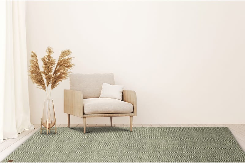 Gåsöga Ullmatta 300x400 cm Rektangulär - Grön - Products - Textil & mattor - Matta - Modern matta - Ullmatta