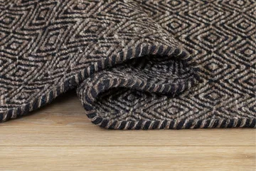 Gåsöga Ullmatta 300x400 cm Rektangulär - Svart/Vit - Products - Textil & mattor - Matta - Modern matta - Ullmatta
