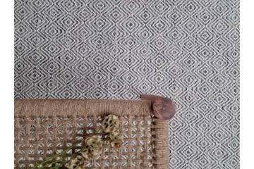 Gåsöga Ullmatta 75x200 cm Oval - Grå - Products - Textil & mattor - Matta - Modern matta - Ullmatta