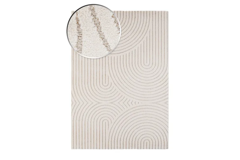 Genova Zen Wiltonmatta 160x230 cm - Vit - Products - Textil & mattor - Matta - Modern matta - Wiltonmatta