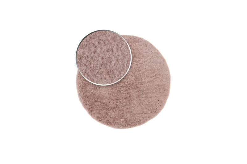 Heaven Ryamatta 120 cm Rund - Rosa - Products - Textil & mattor - Matta - Modern matta - Ryamatta