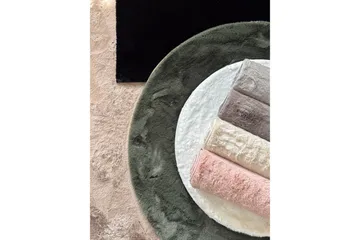 Heaven Ryamatta 200 cm Rund Vit - Vit - Products - Textil & mattor - Matta - Modern matta - Ryamatta