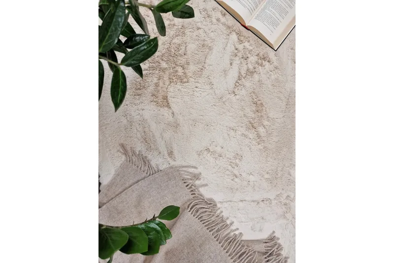 Heaven Ryamatta Natur rund 120 - Natur - Products - Textil & mattor - Matta - Modern matta - Ryamatta