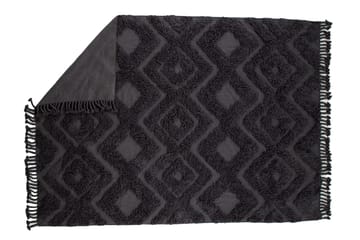 Hilma Bomullsmatta Rektangulär 250x350 cm - Mörkgrå - Products - Textil & mattor - Matta - Modern matta - Bomullsmatta