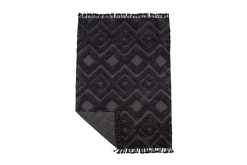 Hilma Bomullsmatta Rektangulär 250x350 cm - Mörkgrå - Products - Textil & mattor - Matta - Modern matta - Bomullsmatta