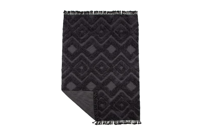 Hilma Bomullsmatta Rektangulär 250x350 cm - Mörkgrå - Products - Textil & mattor - Matta - Modern matta - Bomullsmatta