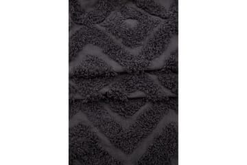Hilma Bomullsmatta Rektangulär 250x350 cm - Mörkgrå - Products - Textil & mattor - Matta - Modern matta - Bomullsmatta