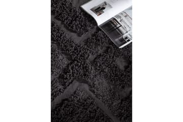 Hilma Bomullsmatta Rektangulär 250x350 cm - Mörkgrå - Products - Textil & mattor - Matta - Modern matta - Bomullsmatta