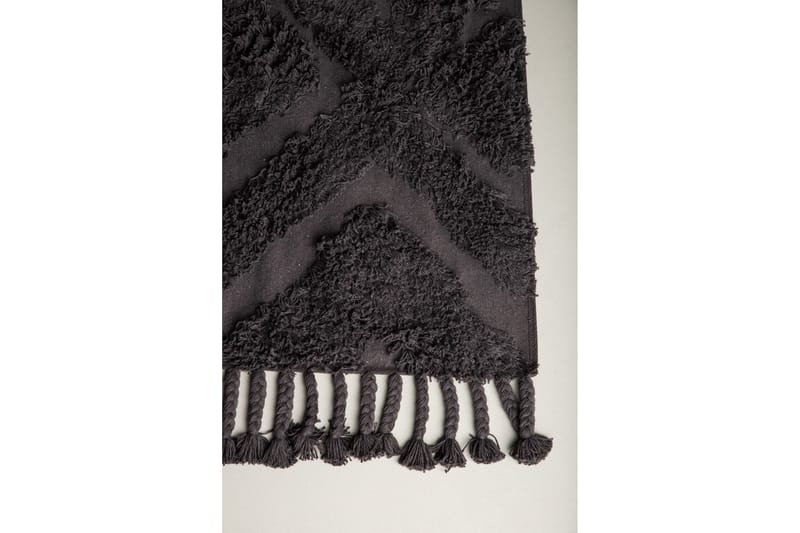 Hilma Bomullsmatta Rektangulär 250x350 cm - Mörkgrå - Products - Textil & mattor - Matta - Modern matta - Bomullsmatta