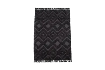 Hilma Bomullsmatta Rektangulär 250x350 cm - Mörkgrå - Products - Textil & mattor - Matta - Modern matta - Bomullsmatta