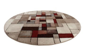 London Friezematta Rund 120 - Sand - Products - Textil & mattor - Matta - Modern matta - Wiltonmatta