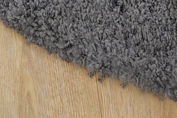 Lounge Ryamatta 200 cm Rund - Grafit - Products - Textil & mattor - Matta - Modern matta - Ryamatta
