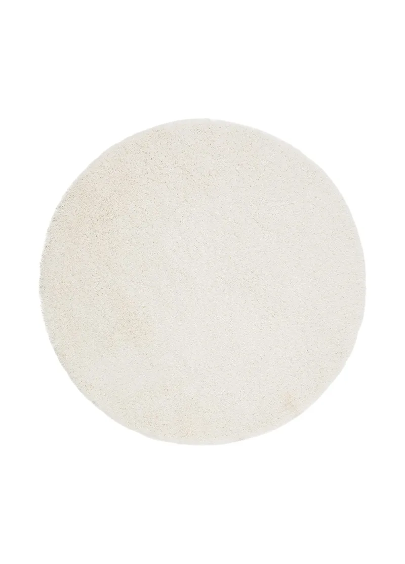 Lounge Ryamatta 240 cm Rund - Vit - Products - Textil & mattor - Matta - Modern matta - Ryamatta