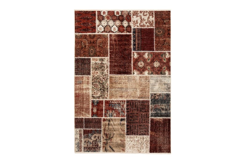 Marstad Patch Matta 200x300 cm, Röd