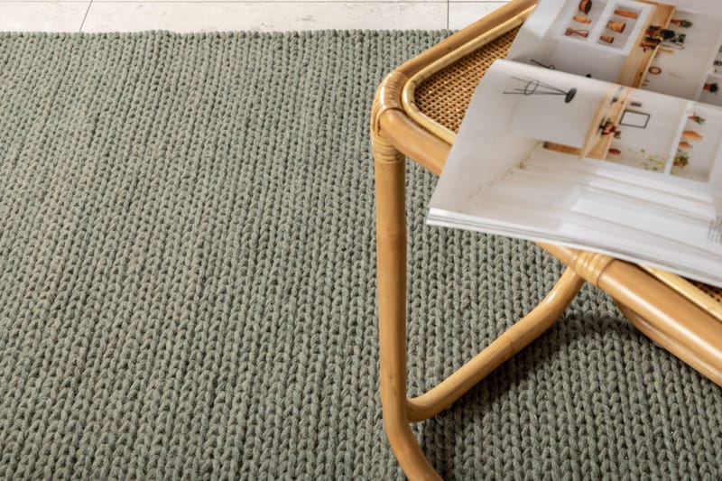 Marta Ullmatta 250x350 cm - Ljusgrön - Products - Textil & mattor - Matta - Modern matta - Ullmatta