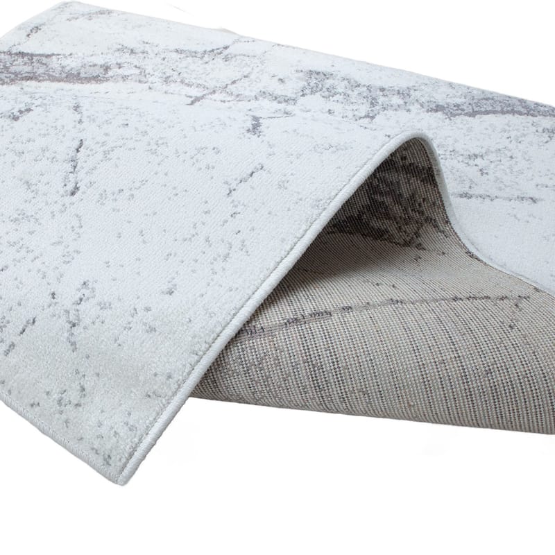 Matta Rönvik 160x230 cm - Vit/Grå - Products - Textil & mattor - Matta - Modern matta - Wiltonmatta