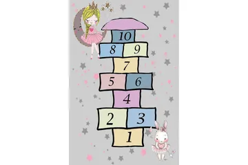 Nooralha Gångmatta 100x150 cm Rektangulär - Flerfärgad - Products - Textil & mattor - Matta - Modern matta - Gångmatta