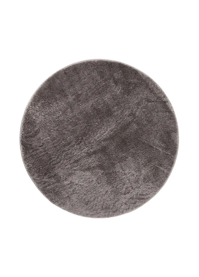 Cozy Ryamatta 200 cm Rund, Grå