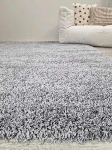 Lounge Ryamatta 200x290 cm Rektangulär - Silver - Products - Textil & mattor - Matta - Modern matta - Ryamatta