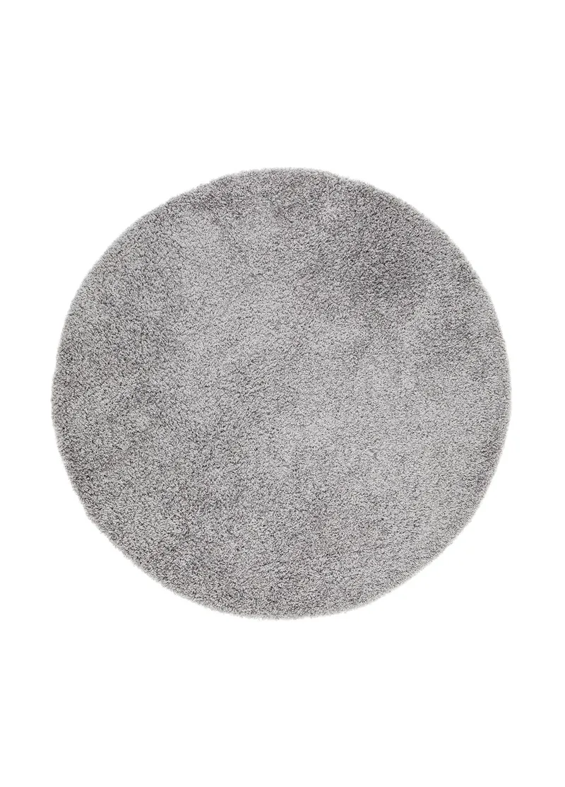 Lounge Ryamatta 240 cm Rund - Silver - Products - Textil & mattor - Matta - Modern matta - Ryamatta