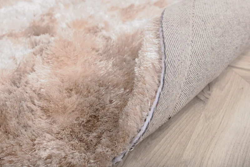 Shiva Ryamatta Rund 200 cm - Champagne - Products - Textil & mattor - Matta - Modern matta - Ryamatta