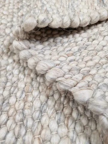 Skagen Ullmatta 200 cm Rund - Sandmelange - Products - Textil & mattor - Matta - Modern matta - Ullmatta